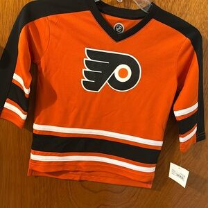 NWT NHL Official Licensed Toddler 4T Philadelphia Flyers Jersey